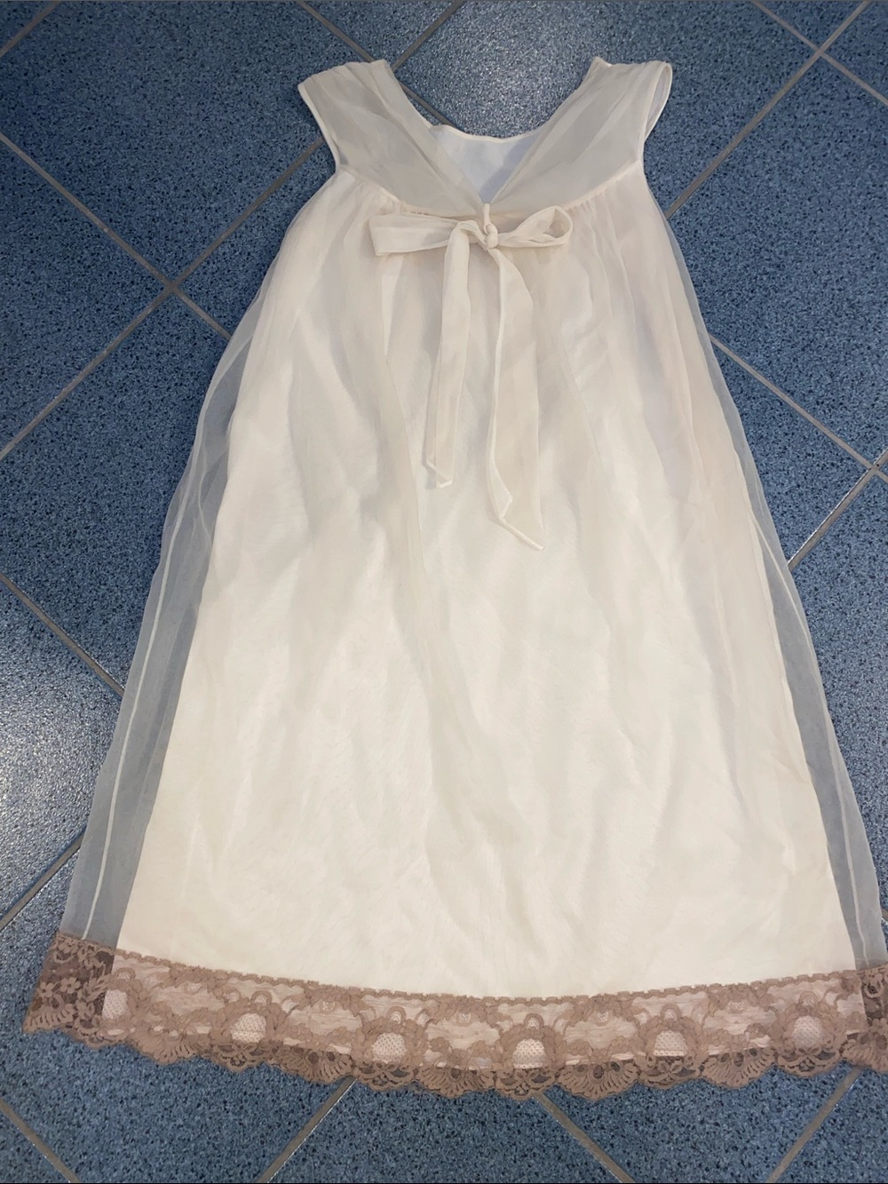 Vintage French Maid Lingerie / Nightgown / Montreal Canada / Size S
